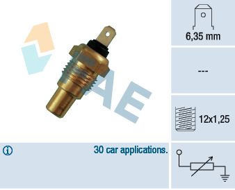 Sensor, coolant temperature FAE 31680