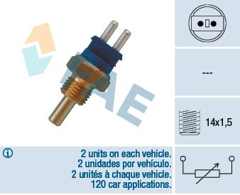 Sensor, coolant temperature FAE 32580