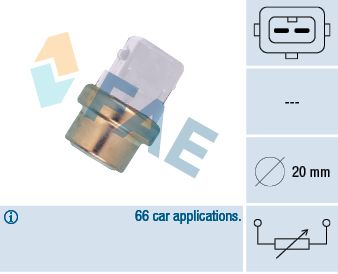 Sensor, coolant temperature FAE 32600