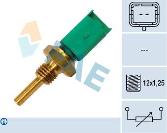 Датчик, температура охолоджувальної рідини FAE 33700