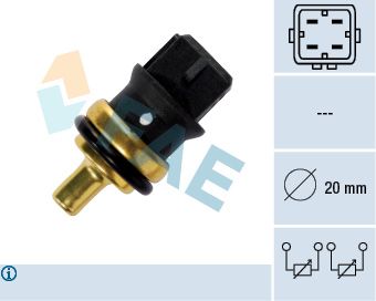 Sensor, coolant temperature FAE 33785