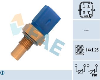 Sensor, coolant temperature FAE 33791