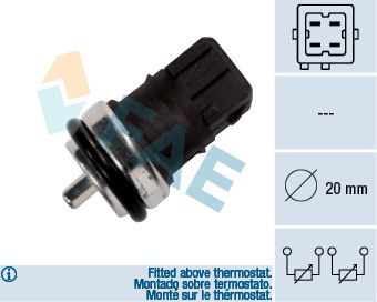 Sensor, coolant temperature FAE 33810