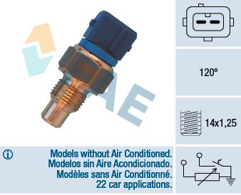 Sensor, coolant temperature FAE 34460