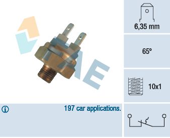Temperature Switch, intake manifold preheating FAE 35440