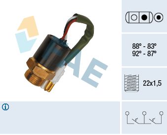 Temperature Switch, radiator fan FAE 37890