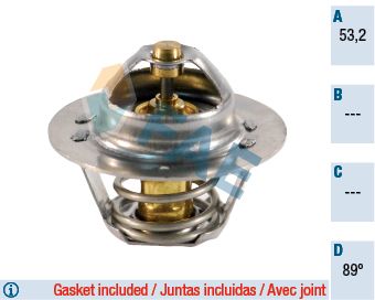 Termostatas, aušinimo skystis FAE 5202489