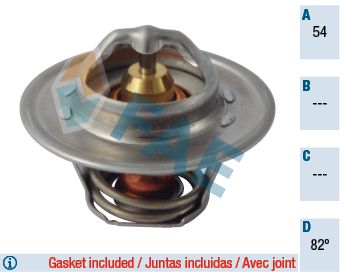 Termostatas, aušinimo skystis FAE 5203482