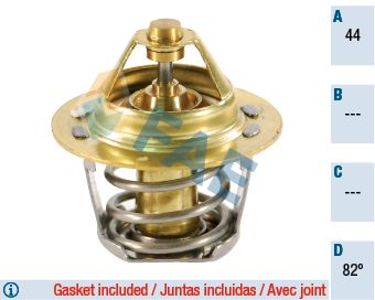 Thermostat, coolant FAE 5204182