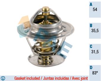 Termostatas, aušinimo skystis FAE 5302183