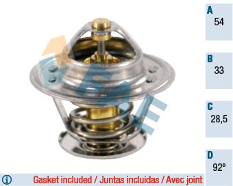 Termostatas, aušinimo skystis FAE 5302492