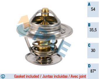 Termostatas, aušinimo skystis FAE 5303987