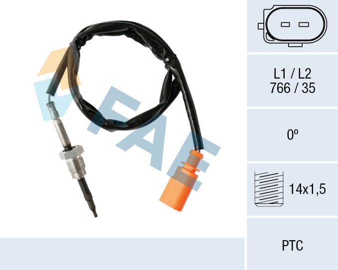 Sensor, exhaust gas temperature FAE 68003