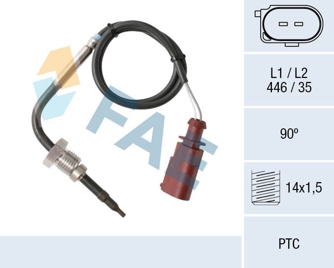 Sensor, exhaust gas temperature FAE 68011