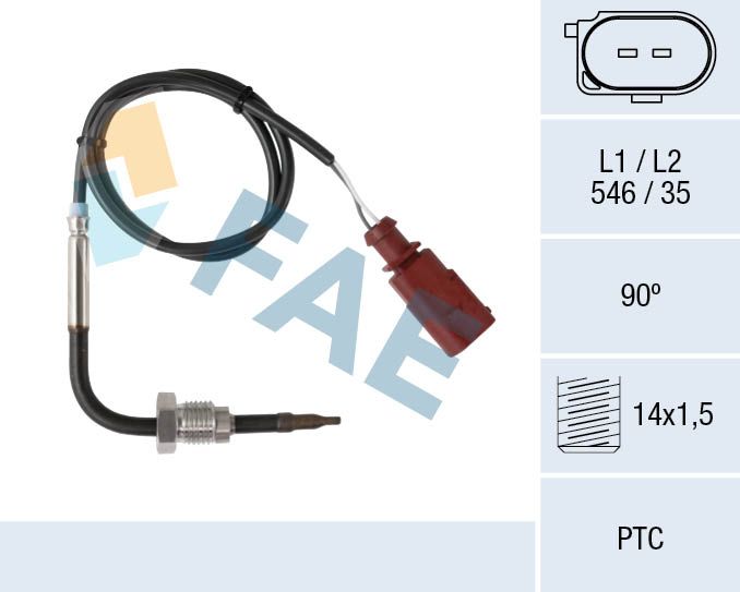 Sensor, exhaust gas temperature FAE 68016