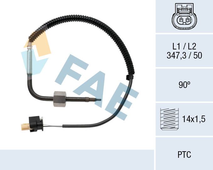 Sensor, exhaust gas temperature FAE 68029