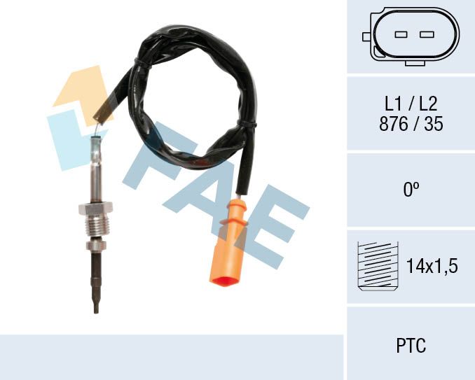 Sensor, exhaust gas temperature FAE 68057