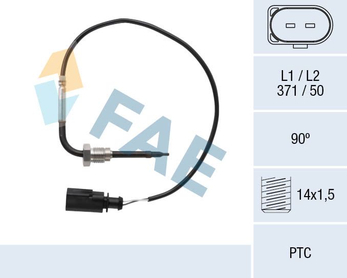 Sensor, exhaust gas temperature FAE 68092