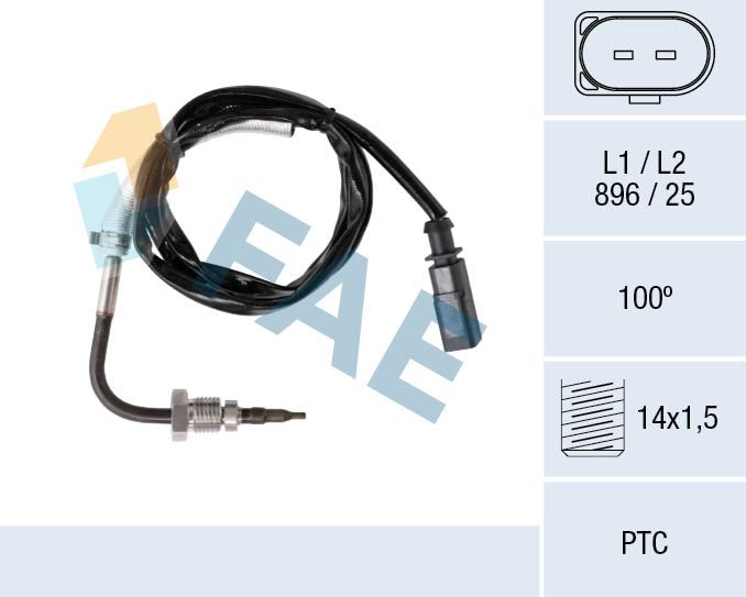 Sensor, exhaust gas temperature FAE 68093