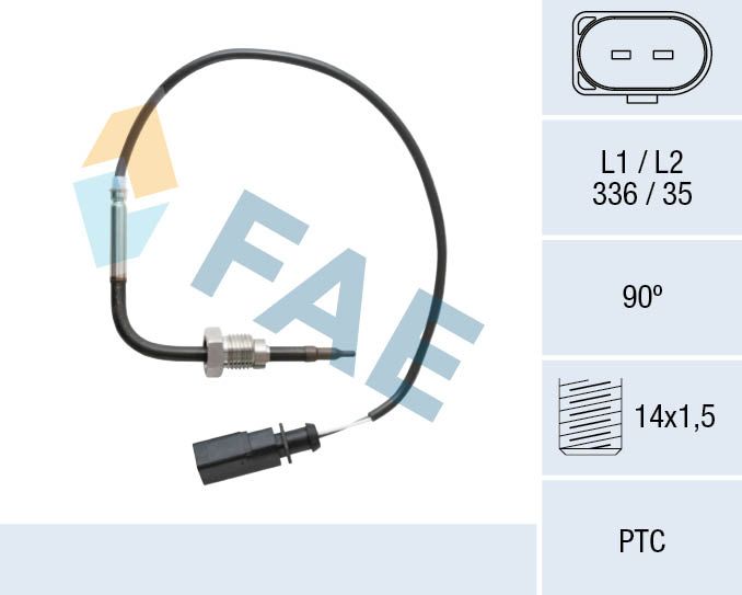 Sensor, exhaust gas temperature FAE 68097