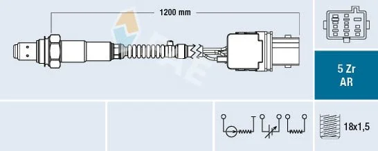 Lambda jutiklis FAE 75005
