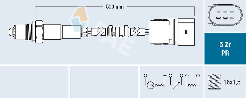 Кисневий датчик FAE 75038