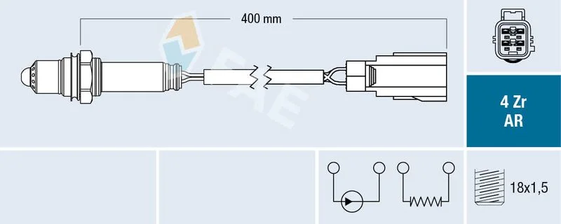 Lambda jutiklis FAE 75630