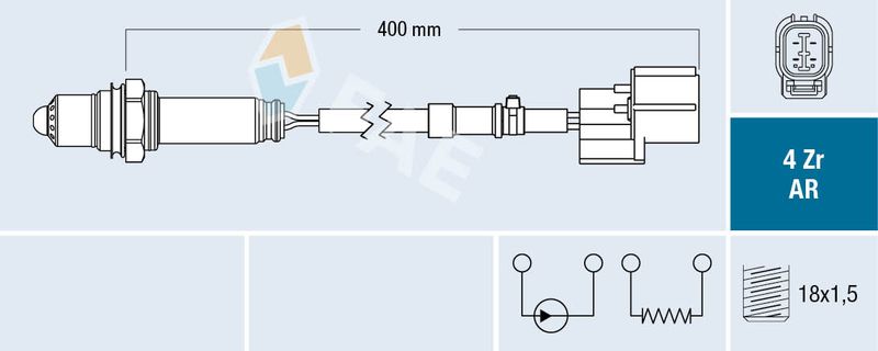 Lambda jutiklis FAE 75647