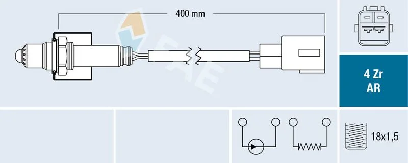 Oxygen Sensor FAE 75654