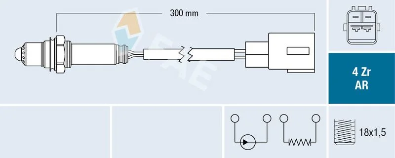 Oxygen Sensor FAE 75659