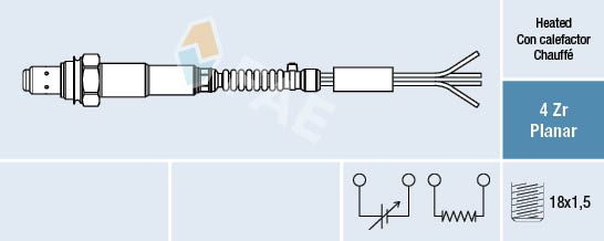 Lambda Sensor FAE 77015