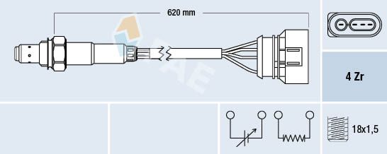 Lambda Sensor FAE 77131