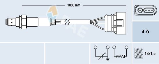 Lambda Sensor FAE 77137