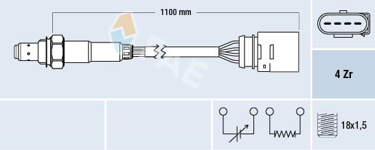 Lambda Sensor FAE 77140