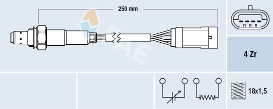 Кисневий датчик FAE 77151