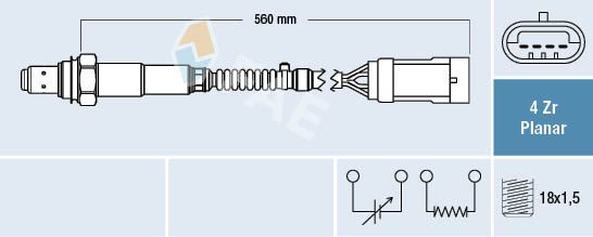 Lambda Sensor FAE 77153