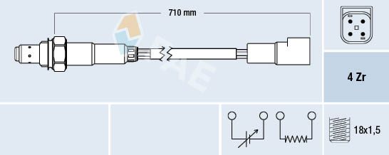 Lambda Sensor FAE 77169