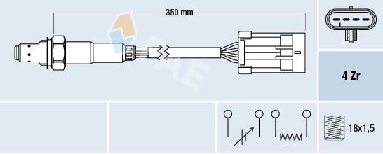 Lambda Sensor FAE 77195