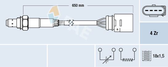 Кисневий датчик FAE 77200