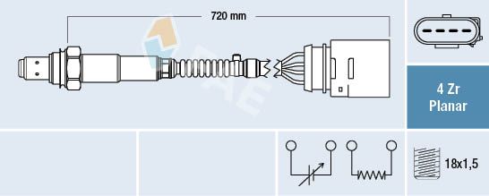 Кисневий датчик FAE 77204