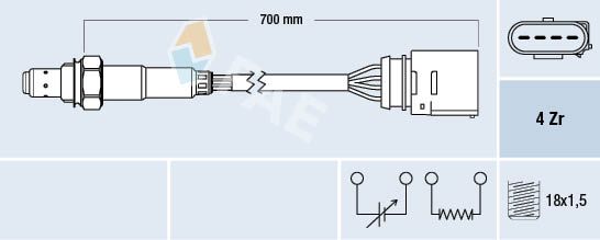 Кисневий датчик FAE 77205