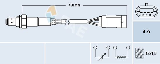 Lambda Sensor FAE 77207