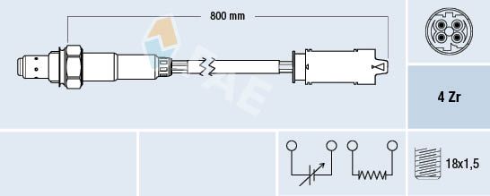 Lambda Sensor FAE 77237