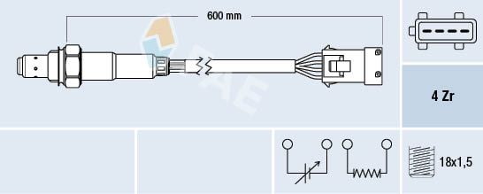 Lambda Sensor FAE 77281