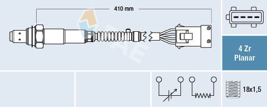 Lambda Sensor FAE 77282