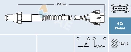 Lambda Sensor FAE 77308