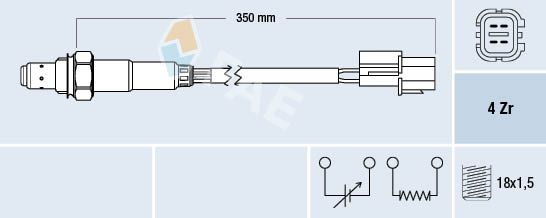 Lambda Sensor FAE 77343