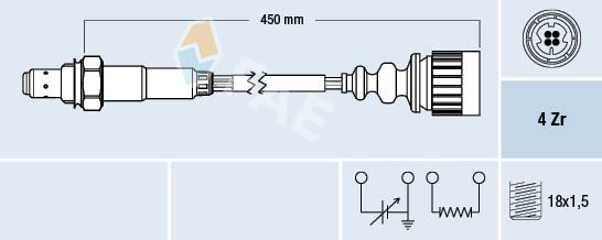 Lambda Sensor FAE 77367