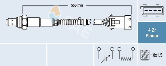 Lambda jutiklis FAE 77410