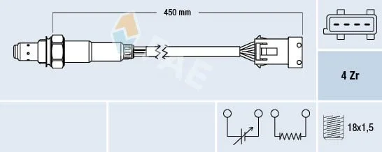 Oxygen Sensor FAE 77433